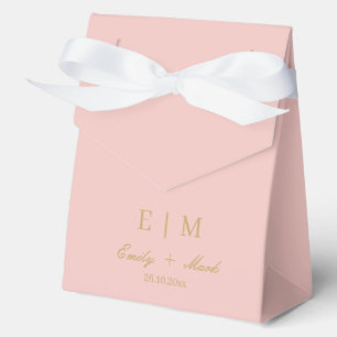 Rosa Goldene Hochzeitsgunstbox benutzerdefiniert Geschenkschachtel