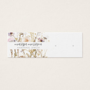 Rosa Goldgestüte mit botanischer Wildblume