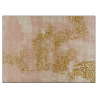 *~* rosa GoldGlitzer beunruhigtes Texturgoldenes