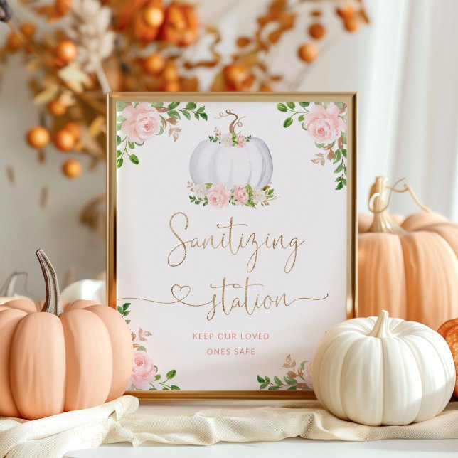 Rosa Goldkürbis Sanitäranlage Poster (Von Creator hochgeladen)