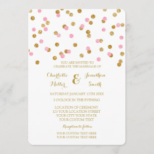 Rosa Goldmedaille Einladung