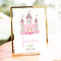 Rosa Goldprinzessin Burg Geburtstag Lieblingszeich