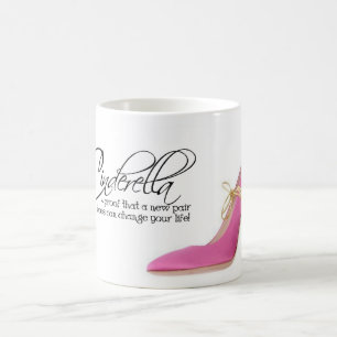 Rosa Goldschuhe Tasse