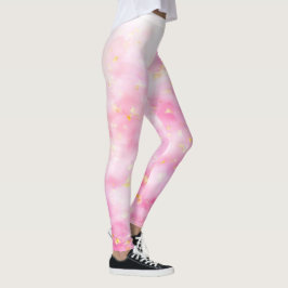 Rosa Goldsparkle Leggings