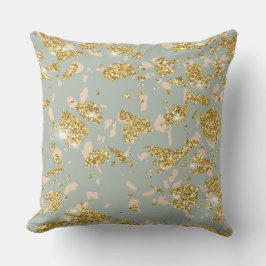 Rosa Goldwurfkissen Kissen