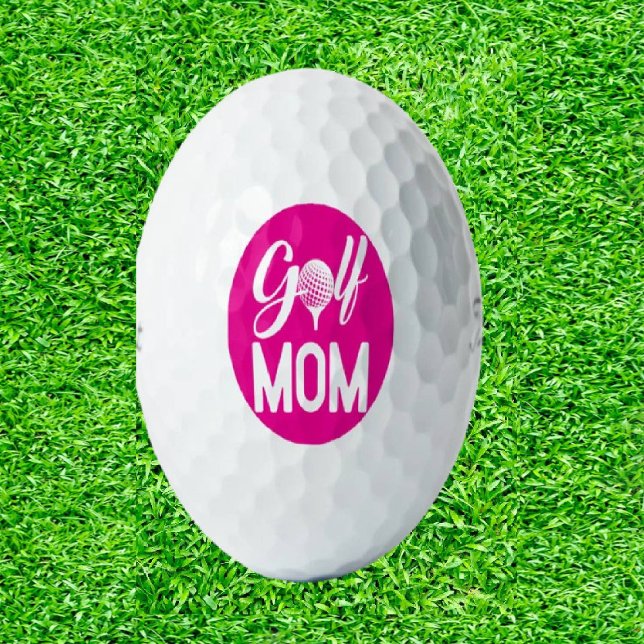 Rosa GOLF-MAMA Golfball (Swinging Style, Unleashing Power!)