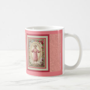 Rosa Gott Baby-Jesuss segnen Sie Kaffee-Tasse Tasse