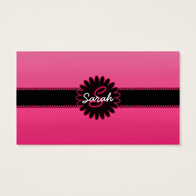 Rosa Gradient Monogramm (Rückseite)