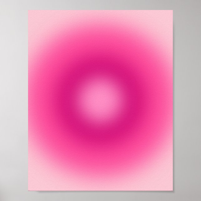 Rosa Gradient Poster (Vorne)
