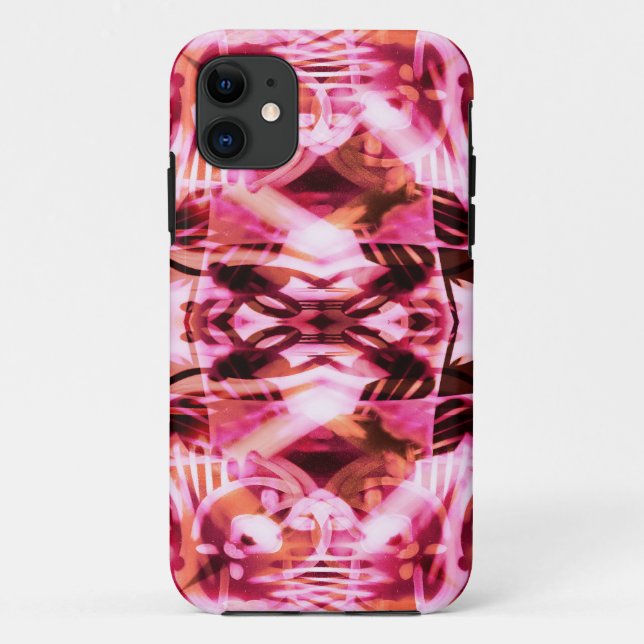 Rosa Graffiti-Muster Case-Mate iPhone Hülle (Rückseite)