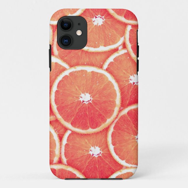 Rosa Grapefruitscheiben Case-Mate iPhone Hülle (Rückseite)