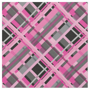 Rosa, grau und schwarz diagonal stoff