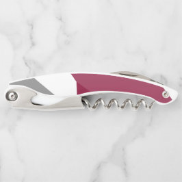 Rosa Grau und Weiß Kellnermesser