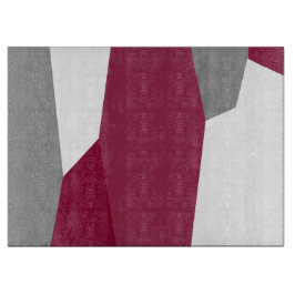 Rosa Grau und Weiß Schneidebrett