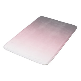 Rosa graues Weiß Ombre Badematte