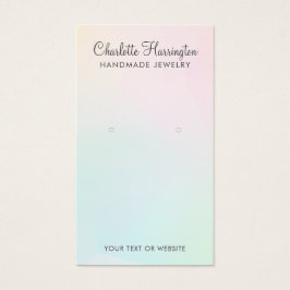 Rosa Green Gradient Earring Juwelier Display Card
