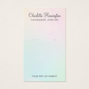 Rosa Green Gradient Earring Juwelier Display Card