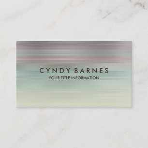 Rosa Green Strip Business Card Visitenkarte
