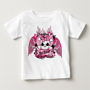 Rosa große Schwester Baby T-shirt