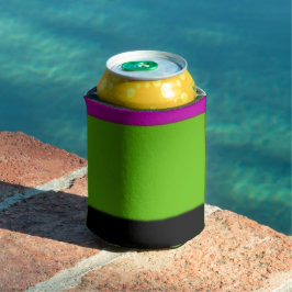 Rosa, Grün und Schwarz Dosenkühler