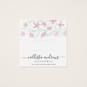 Rosa grüne Blumenmatte