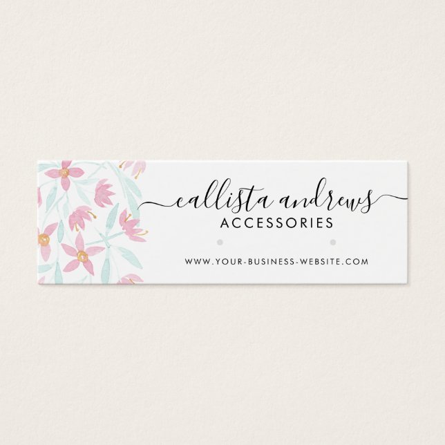 Rosa grüne Flora (Vorderseite)