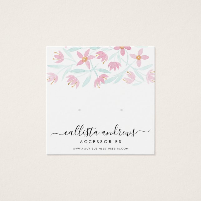 Rosa grüne Flora (Vorderseite)