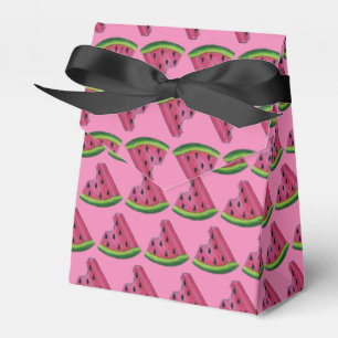 Rosa Grüne Juicy Watermelon Melon Slice Frucht Geschenkschachtel