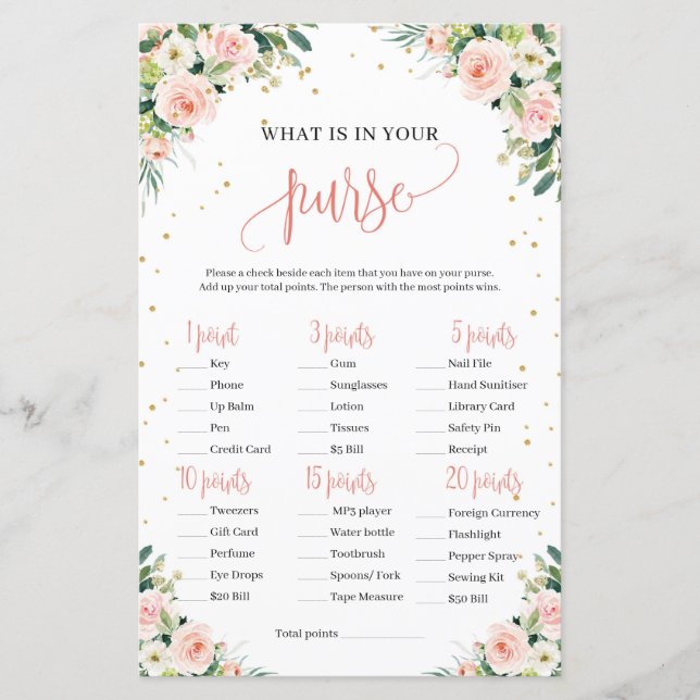 Rosa grüne Rosa goldene Duschbrille (Vorderseite)