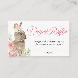 Rosa grüne, sonnige Babywindelkarten Begleitkarte