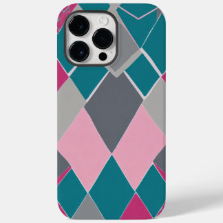 rosa grünes Quadrat Case-Mate iPhone 14 Pro Max Hülle