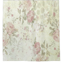 Rosa grünes Shabby Chic Hütte