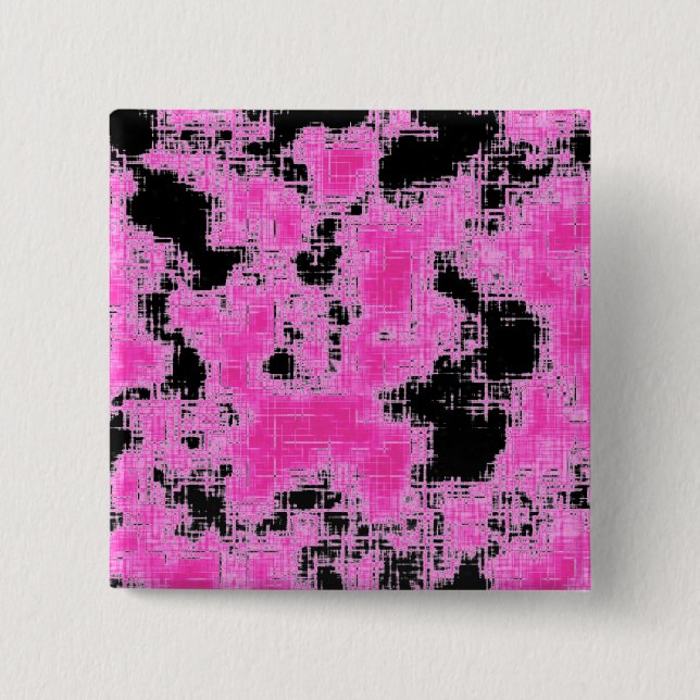 Rosa Grunge Button (Vorderseite)
