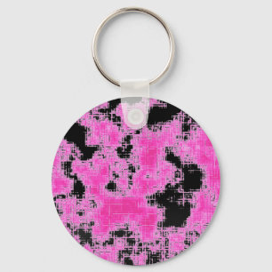 Rosa Grunge Schlüsselanhänger