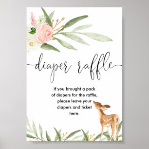 Rosa Grüngoldsteine Poster