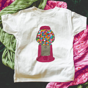 Rosa Gumball Maschine Bonbons Kaugummi T - Shirt