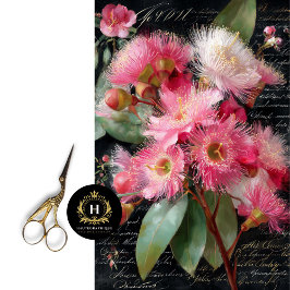 Rosa Gumnut Decoupage Seidenpapier