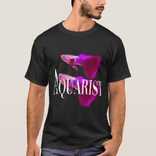 Rosa Guppy-Fisch T-Shirt