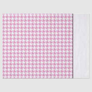 Rosa Hahnentrittmuster Designer Zwei Tone Seidenpapier