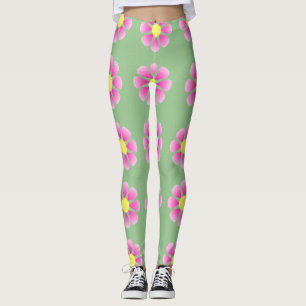 Rosa Halbbild Leggings