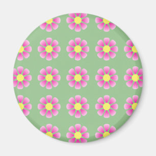 Rosa Halbbild Magnet