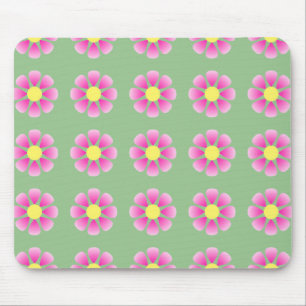 Rosa Halbbild Mousepad