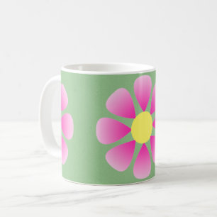 Rosa Halbbild Tasse