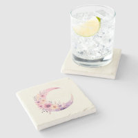 Rosa Halbmond mit Hübschen Blume