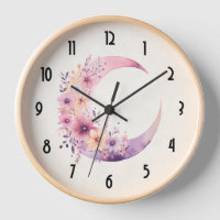 Rosa Halbmond mit Hübschen Blume