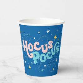 Rosa Halloween, Hocus Pocus Paper Cup Pappbecher