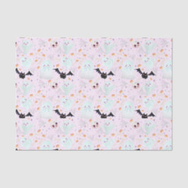 Rosa halloween seidenpapier