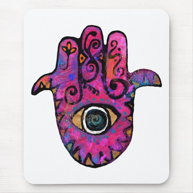 ** ROSA HAMSA ** MOUSEPAD (Vorne)