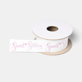 Rosa Handschrift | Sweet 16 Satin Ribbon Satinband