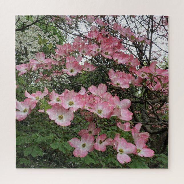 Rosa Hartriegel Puzzle (Vertikal)